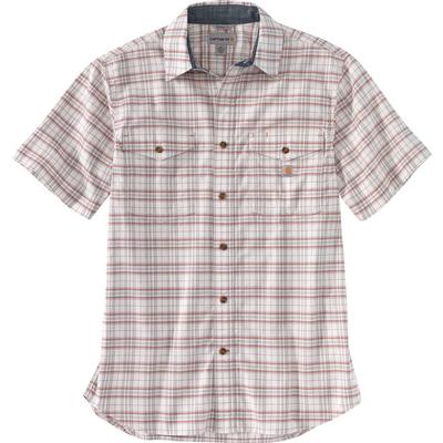 Carhartt Rugged Flex Relaxed Fit Lightweight Short-Sleeve Plaid Shirt Men's
