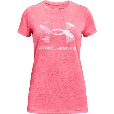 Under Armour Graphic Twist Big Logo Short Sleeve T-Shirt Girls'
