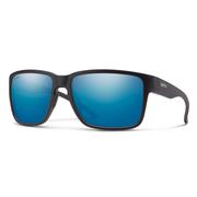 MATTE BLACK/CHROMAPOP POLARIZED BLUE MIRROR