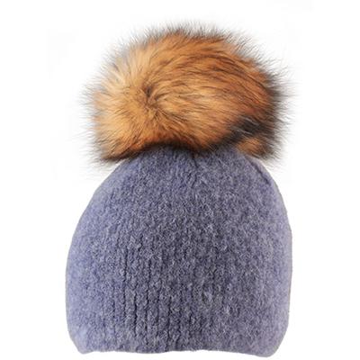 Starling Dust Faux Fur Pom Beanie Women's