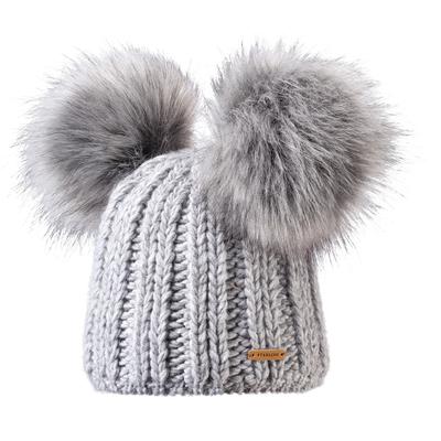 Starling Teddy Faux Fur 2 Pom Beanie Women's