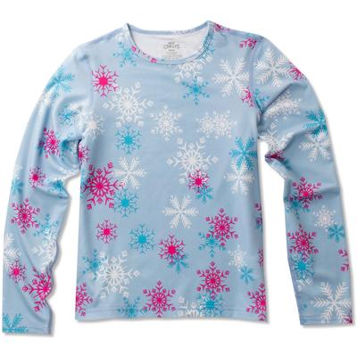 Hot Chillys Originals Print Base Layer Crew Top Kids'