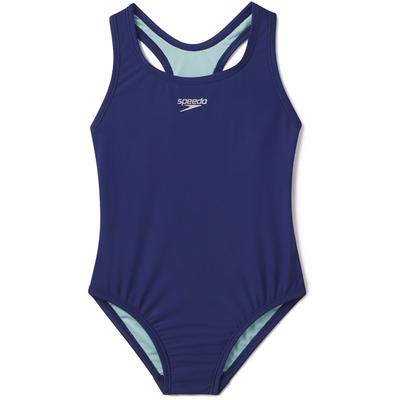 Speedo Solid Racerback One Piece Swimsuit Girls'