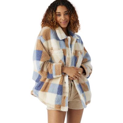 O'Neill Heath Plaid High Pile Fleece Jacket Women's