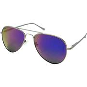 MATTE SILVER/PURPLE MIRROR POLARIZED