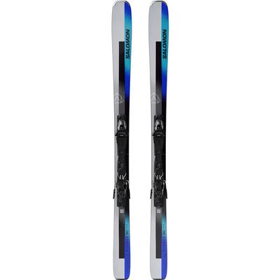 Salomon E Stance 80 Skis with M11 GripWalk Ski Bindings
