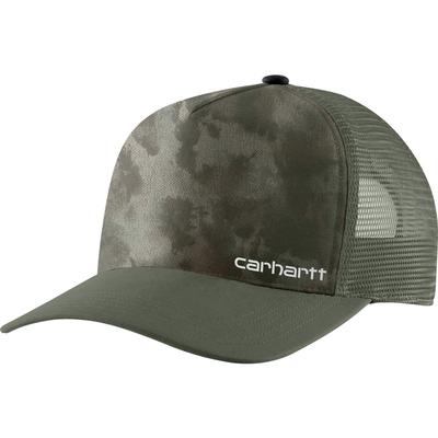 Carhartt Mesh-Back Camo Graphic Trucker Cap Men's