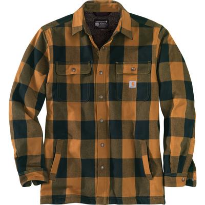 Carhartt Relaxed Fit Heavyweight Flannel Sherpa Lined Shirt Jacket Men's