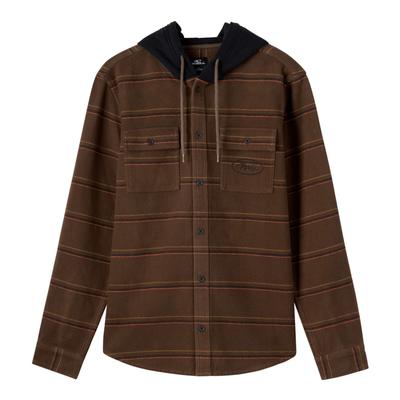 Oneill Archer Hooded Long Sleeve Flannel Men's