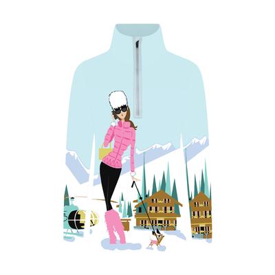 Icelandic Chalet Half Zip Base Layer Top Women`s