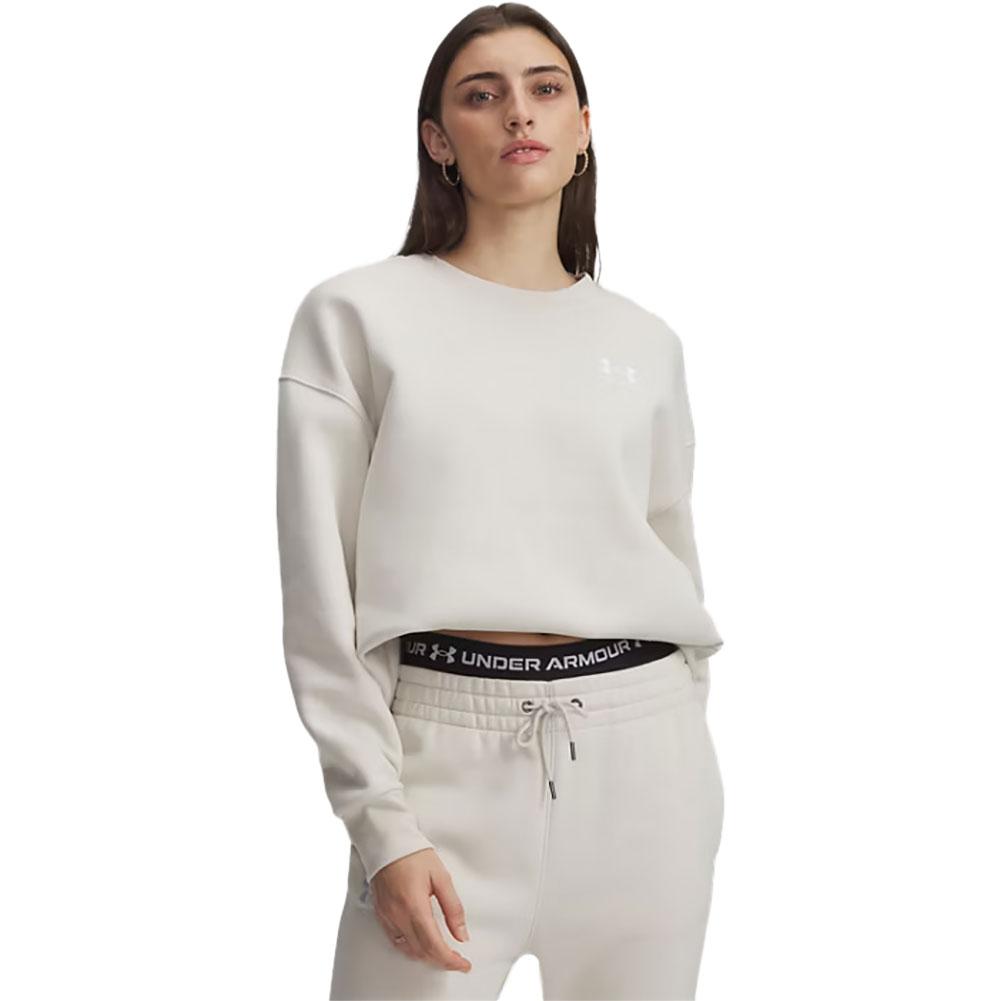  Under Armour Icon Fleece Oversized Crew Women's