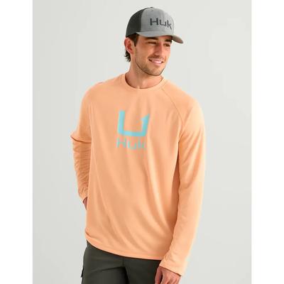 Huk Icon Long-Sleeve Crew Top Men's