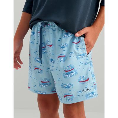 Huk Pursuit Volley 5-Inch Printed Swim Shorts Kids'