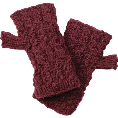Turtle Fur Nepal Handmade Wool Mika Fingerless Mittens Women's