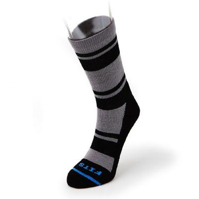 Fits Sock Co. Light Hiker Striped Crew Socks