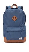 NAVY/TAN SYNTHETIC LEATHER