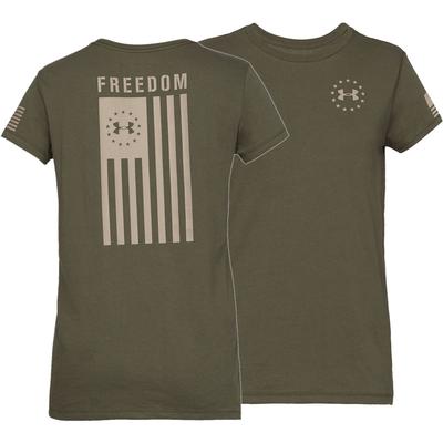 Under Armour Freedom Flag Short Sleeve Crew T-Shirt Women's