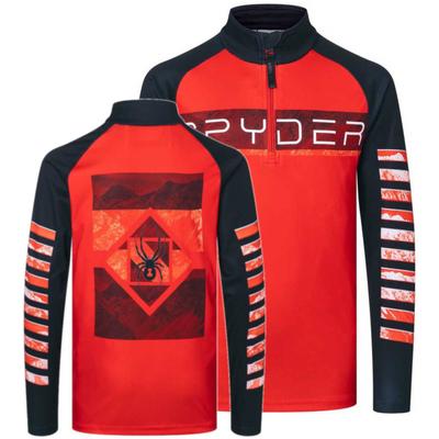 Spyder Peak Zip T-Neck Top Boys'