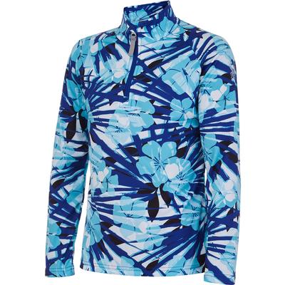 Spyder Surface Zip T-Neck Top Girls'