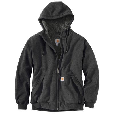 Carhartt Rain Defender Relaxed Fit Midweight Sherpa-Lined Full-Zip Hooded Sweatshirt Men's