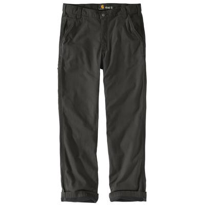Carhartt Rugged Flex Relaxed Fit Canvas Flannel-Lined Utility Work Pants Men's