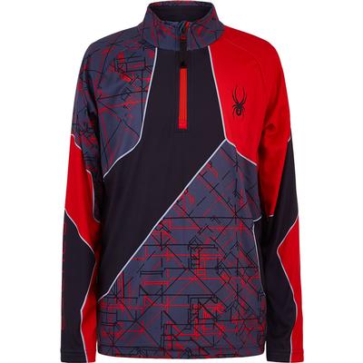 Spyder Divide Zip T-Neck Top Boys'